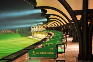 Golf Driving Range Modern Green Architecture 6