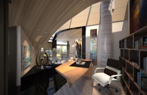 Custom Homes Interiors Modern Green Architecture 11