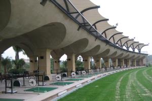 Golf Driving Range Modern Green Architecture 10