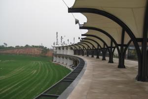 Golf Driving Range Modern Green Architecture 13